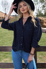 Load image into Gallery viewer, Pink Corduroy Button Pocket Shirt - Fashion Queen -  20
