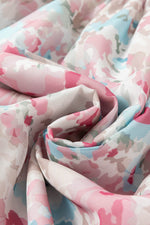 Load image into Gallery viewer, Pink Floral Puff Sleeve Square Neck Smock Ruffled Dress - Fashion Queen -  13
