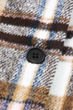 Load image into Gallery viewer, Pink Plaid Button Up Lapel Jacket - Fashion Queen -  14
