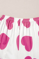 Load image into Gallery viewer, Pink Ruffled Tank Top And Heart Print Pants Lounge Set - Fashion Queen -  15
