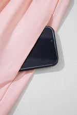 Load image into Gallery viewer, Pink V Neck Flutter Sleeve Smocked Bodice High Waist Ruffle Maxi Dress - Fashion Queen -  9

