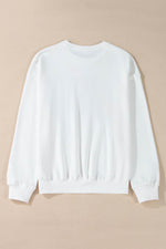 Load image into Gallery viewer, Racing Red Aphabet Chenille Embroidered Pullover Sweatshirt - Fashion Queen -  9
