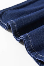 Load image into Gallery viewer, Real Teal Plus Size Drawstring High Waist Wide Leg Casual Jeans - Fashion Queen -  23

