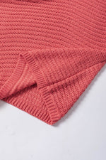 Load image into Gallery viewer, Red Clay Solid Loose Knit Short Dolman Sleeve Sweater - Fashion Queen -  20
