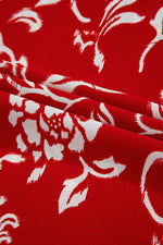 Load image into Gallery viewer, Red Floral Printed Spaghetti Strap Empire Waist Maxi Dress - Fashion Queen -  22
