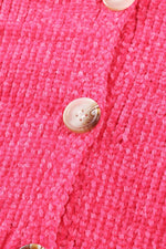 Load image into Gallery viewer, Rose Buttons Front Pocketed Sweater Cardigan - Fashion Queen -  13
