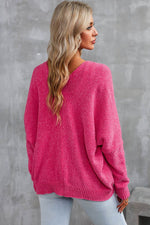Load image into Gallery viewer, Rose Buttons Front Pocketed Sweater Cardigan - Fashion Queen -  6
