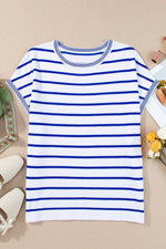 Load image into Gallery viewer, Rose Knitted Bat Sleeve T Shirt - Fashion Queen -  25
