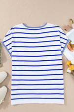 Load image into Gallery viewer, Rose Knitted Bat Sleeve T Shirt - Fashion Queen -  26
