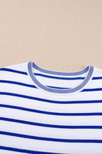 Load image into Gallery viewer, Rose Knitted Bat Sleeve T Shirt - Fashion Queen -  28
