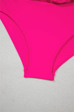 Load image into Gallery viewer, Rose Leopard Drawstring Side Tankini 2pcs Swimsuit - Fashion Queen -  12

