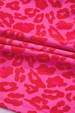 Load image into Gallery viewer, Rose Leopard Drawstring Side Tankini 2pcs Swimsuit - Fashion Queen -  13
