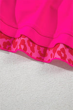Load image into Gallery viewer, Rose Leopard Drawstring Side Tankini 2pcs Swimsuit - Fashion Queen -  18

