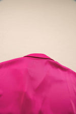 Load image into Gallery viewer, Rose Red Buttoned Collar Shift T-shirt Mini Dress - Fashion Queen -  12

