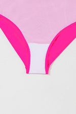 Load image into Gallery viewer, Rose Red Crisscross Straps Tie Back Flared One Piece Swimsuit - Fashion Queen -  22
