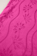 Load image into Gallery viewer, Rose Red Embroidery Patterned Knotted Straps V Neck Tank Top - Fashion Queen -  14
