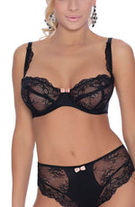 Load image into Gallery viewer, Roza Ambre Soft Cup Bra Black - Fashion Queen -  2
