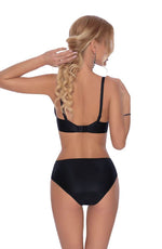 Load image into Gallery viewer, Roza Ambre Soft Cup Bra Black - Fashion Queen -  3

