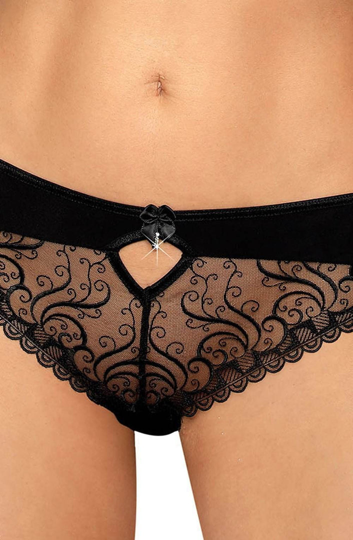 Roza Anuk Brief Black - Fashion Queen -  1