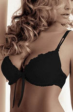 Load image into Gallery viewer, Roza Carmen Black Bra - Fashion Queen -  5
