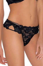 Load image into Gallery viewer, Roza Carmen Black Thong - Fashion Queen -  1
