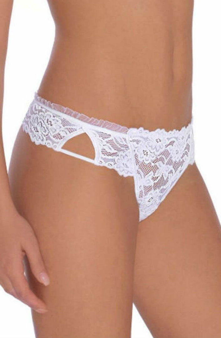 Roza Carmen White Thong - Fashion Queen -  1