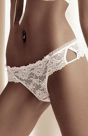 Roza Carmen White Thong - Fashion Queen -  6