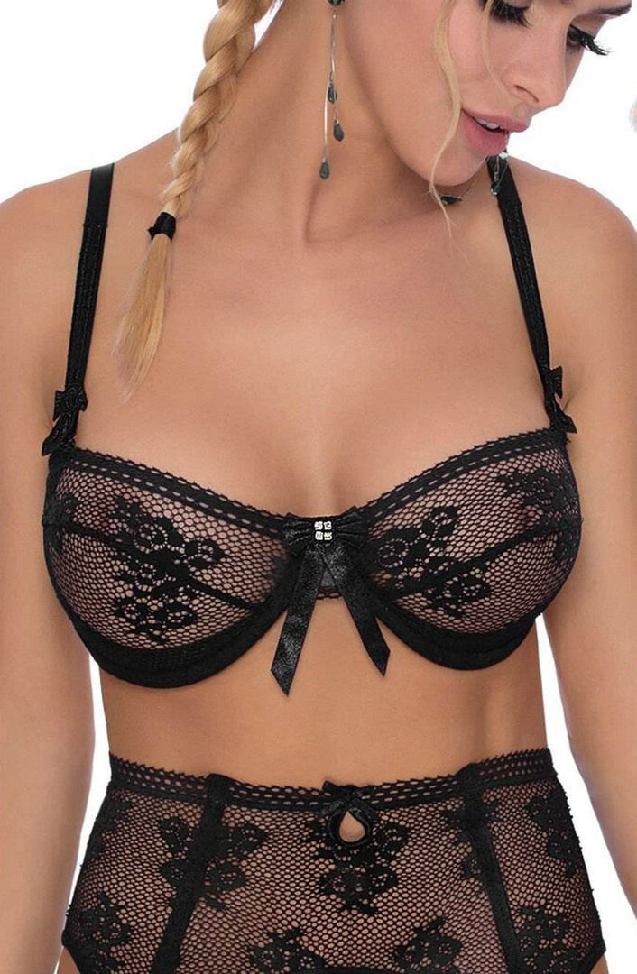 Roza Euterpe Black Bra - Fashion Queen -  1