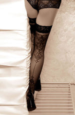 Load image into Gallery viewer, Roza Genezis Hold Ups Black - Fashion Queen -  1
