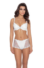 Load image into Gallery viewer, Roza Ginewra Bra White - Fashion Queen -  1

