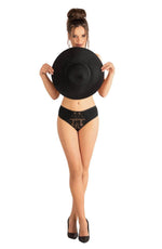 Load image into Gallery viewer, Roza Kamelia Brief Black - Fashion Queen -  3
