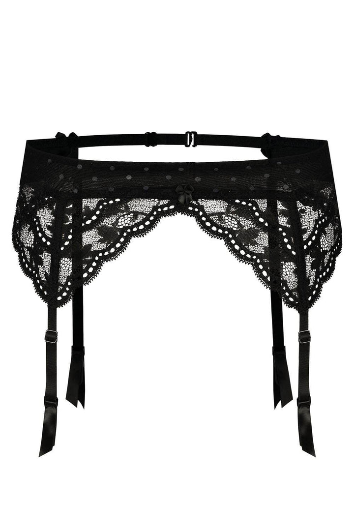 Roza Lagerta Suspender Belt Black - Fashion Queen -  4