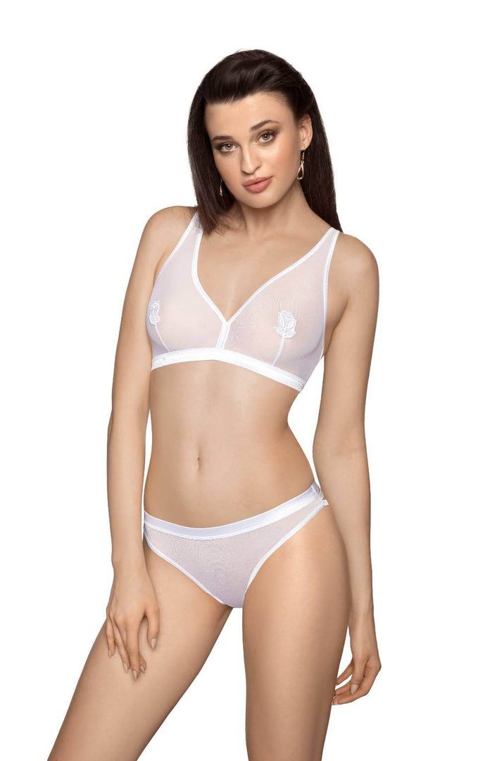 Roza Lisbet White THONG - Fashion Queen -  4