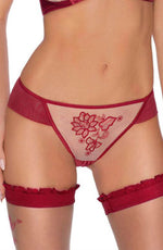 Load image into Gallery viewer, Roza Mehendi Brief Claret - Fashion Queen -  2
