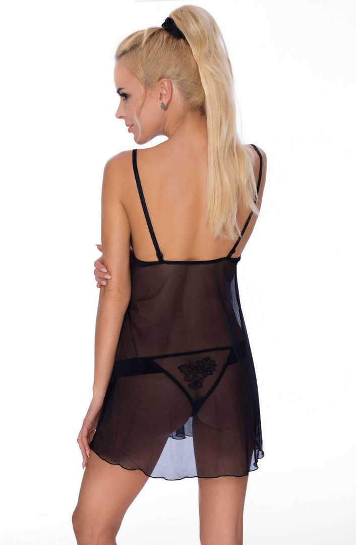 Roza Mehendi Chemise Black - Fashion Queen -  4
