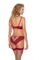 Load image into Gallery viewer, Roza Mehendi Soft Cup Bra Claret - Fashion Queen -  4
