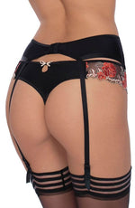 Load image into Gallery viewer, Roza Natali Black Thong - Fashion Queen -  3
