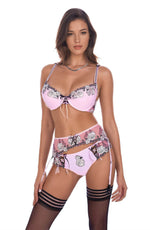 Load image into Gallery viewer, Roza Natali Pink Bra - Fashion Queen -  1
