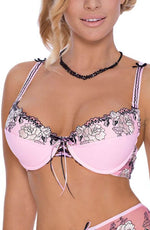 Load image into Gallery viewer, Roza Natali Pink Bra - Fashion Queen -  3
