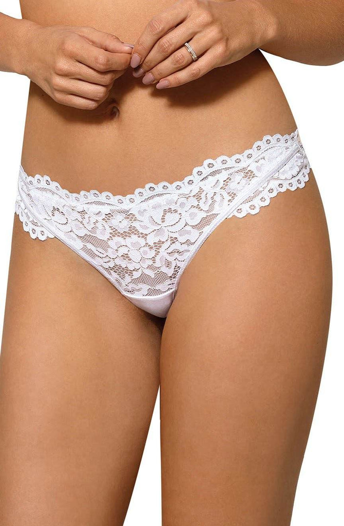Roza Newia White Thong - Fashion Queen -  2