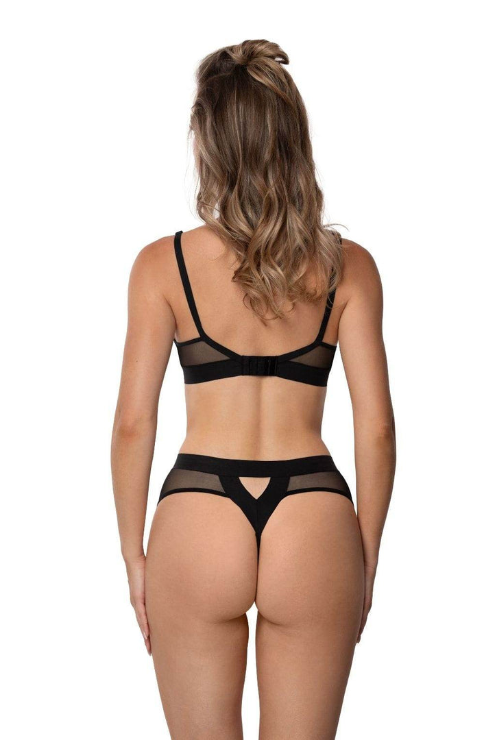 Roza Pasomela Thong Black - Fashion Queen -  3