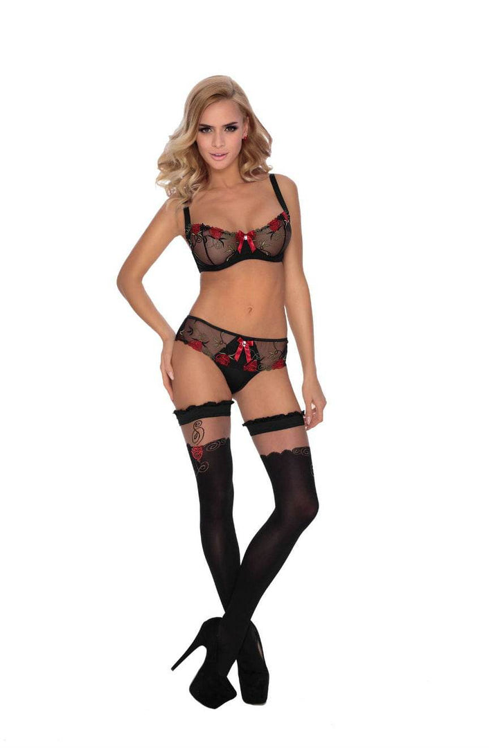 Roza Rufina Soft Cup Bra Black - Fashion Queen -  6