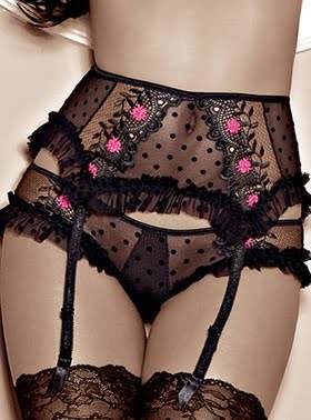 Roza Scarlet Black Brief - Fashion Queen -  2