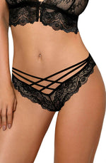 Load image into Gallery viewer, Roza Zuza Black Thong - Fashion Queen -  5
