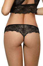 Load image into Gallery viewer, Roza Zuza Black Thong - Fashion Queen -  7
