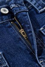 Load image into Gallery viewer, Sail Blue Wide Leg Pocketed High Waist Jeans - Fashion Queen -  10
