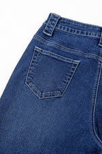 Load image into Gallery viewer, Sail Blue Wide Leg Pocketed High Waist Jeans - Fashion Queen -  12

