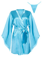 Load image into Gallery viewer, Beauty Night BN6666 Samira Peignoir Turquoise
