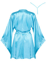Load image into Gallery viewer, Beauty Night BN6666 Samira Peignoir Turquoise
