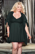 Load image into Gallery viewer, Shirley of Hollywood X3595 Black 3 Piece Babydoll - Fashion Queen -  3
